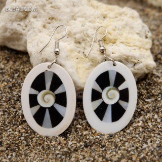 Hot Sale Shell Earrings Premium Handmade from Bali